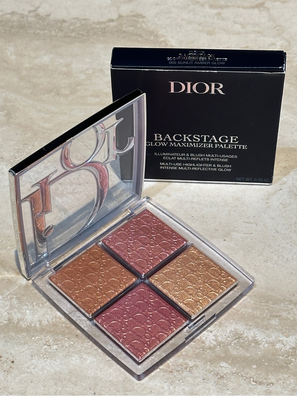 Dior Backstage Glow Face Palette 003 Pearly Peach Glow